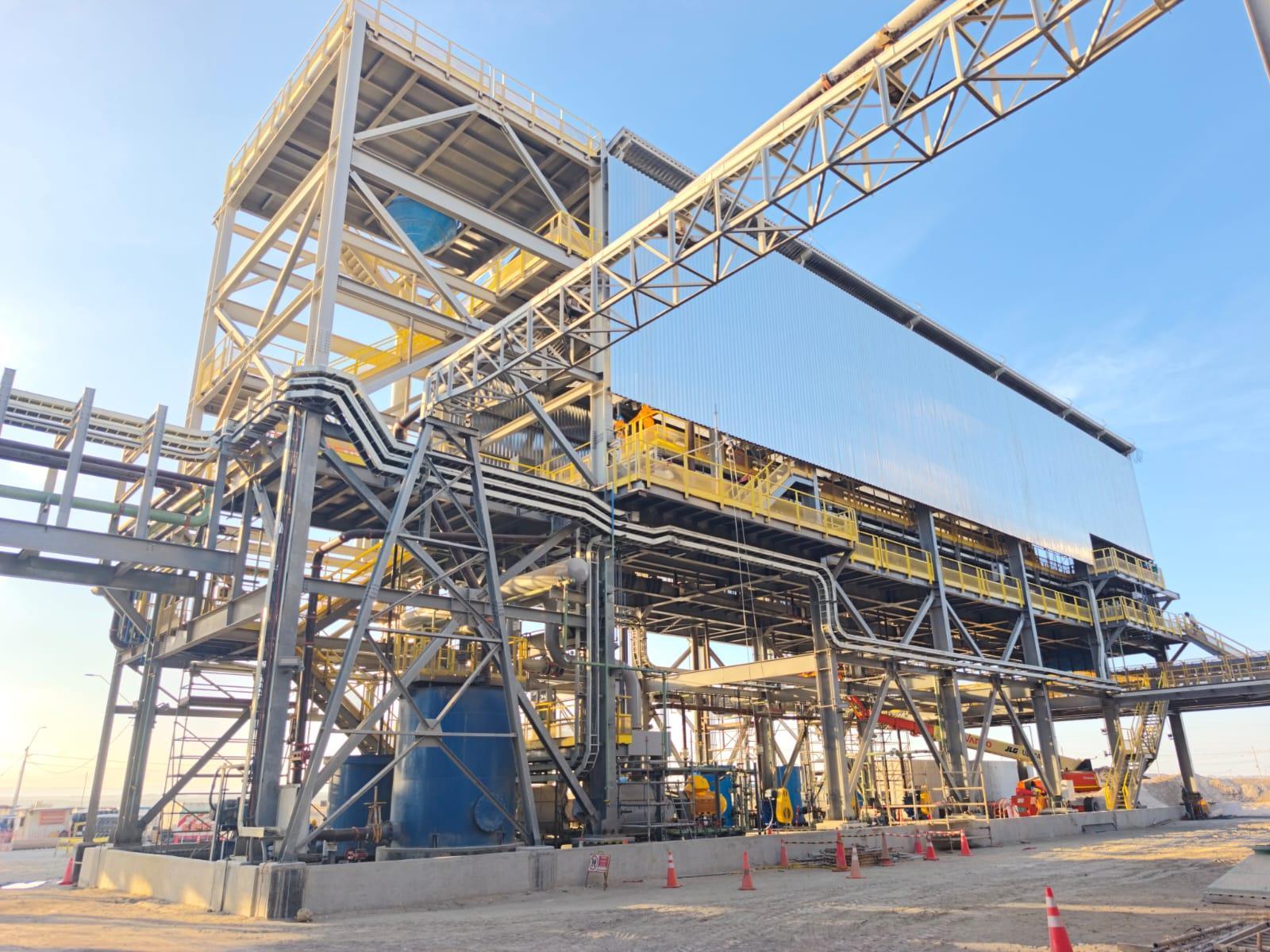Estructura y equipos del Filtro N.° 04 montados por ITEMSA PERU para Miski Mayo